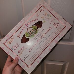 VTG Susan Branch Celebrations rubber stamp set. The set includes 18 sentiments